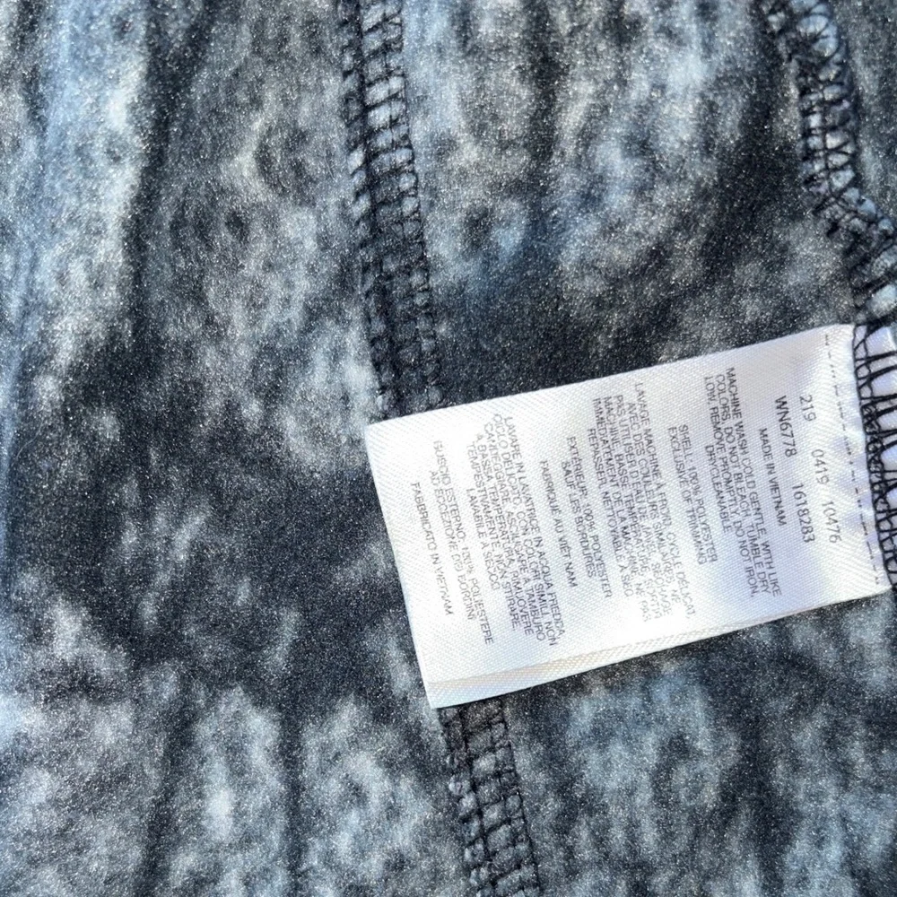 Kids Fleece Columbia Jacket - Black Pattern